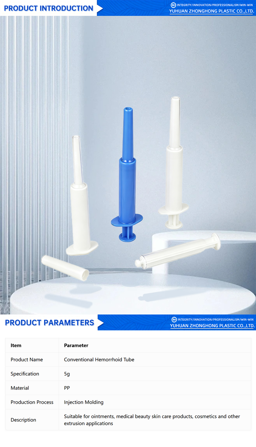 Conventional Hemorrhoid Tube for Feminine Care X