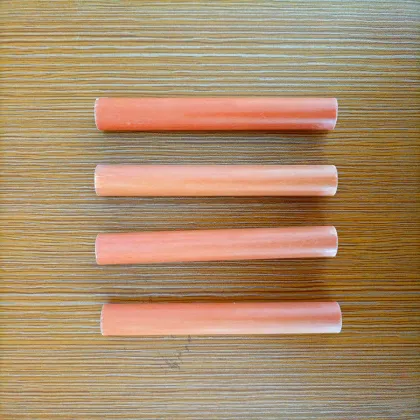 Fiberglass keystone straight pins for retaining walls