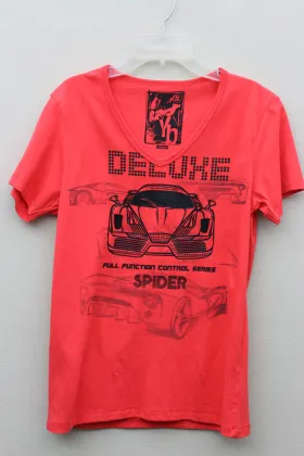 Men's Fashion Cotton Short Sleeve  v beck Shirt