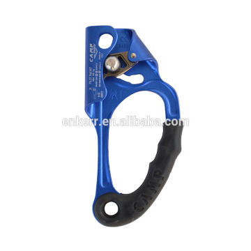 blue color right hand ascender ,Handled rope clamp: right and left handed ascender