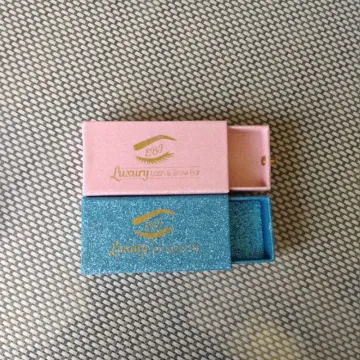 Custom made cardboard paper eyelash box