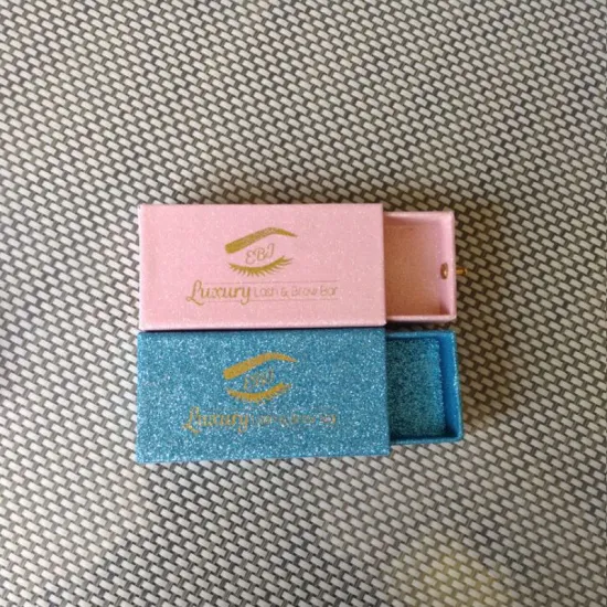 Custom made cardboard paper eyelash box