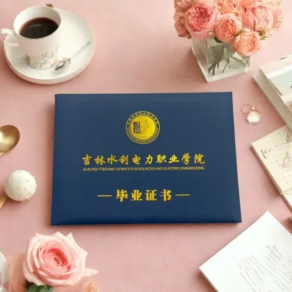 Customized Folder for Graduation Documents at Jilin College