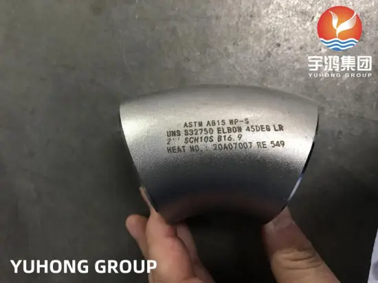 ASTM A815 S32750 DUPLEX STAINLESS STEEL ELBOW