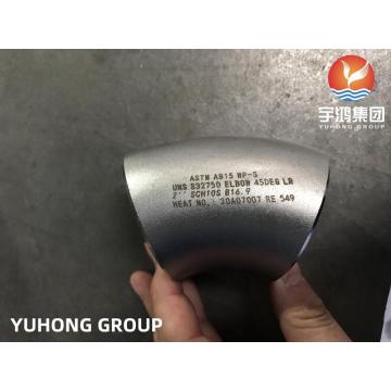 ASTM A815 S32750 DUPLEX STAINLESS STEEL ELBOW