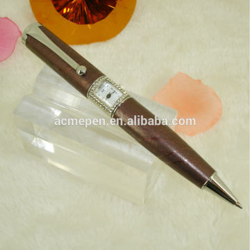 2014 New Arrival Hot Sale New Item Ballpoint Pen with Watch