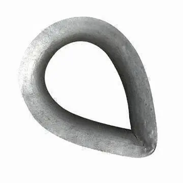 BS464 Wire Rope Thimbles with Hot-dipped Galvanized Surface, Marine Hardware