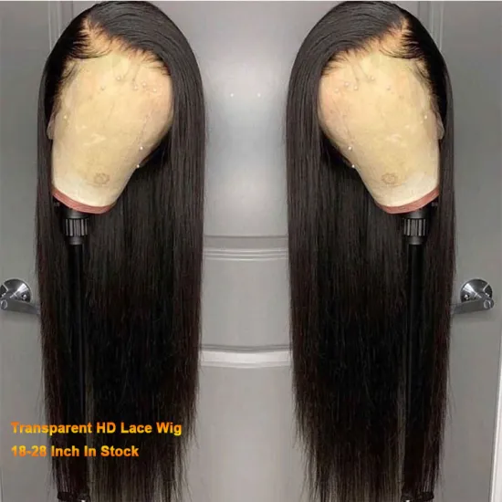 130% 150% 180% Wholesale 4x4 Lace Closure Wig Vendors,100% Cuticle Aligned Wig 4x4 Closure Natural Straight Human Hair Wigs