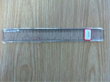 30cm transparent plastic straightedge