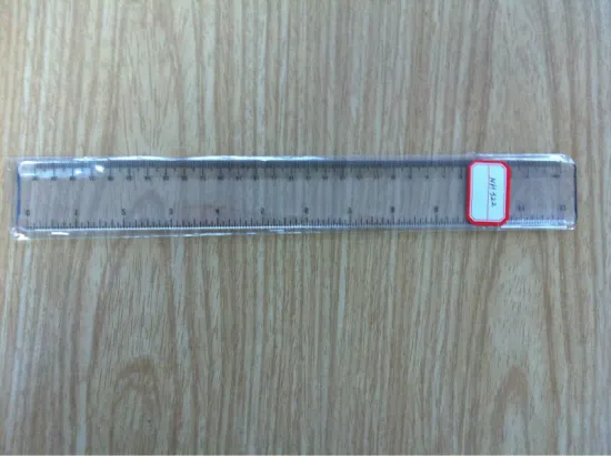 30cm transparent plastic straightedge