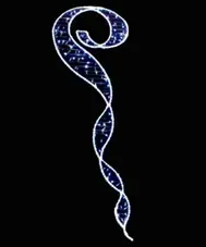 Outdoor LED Cross Street Decoration Light for Holiday Lighting - Christmas Motif