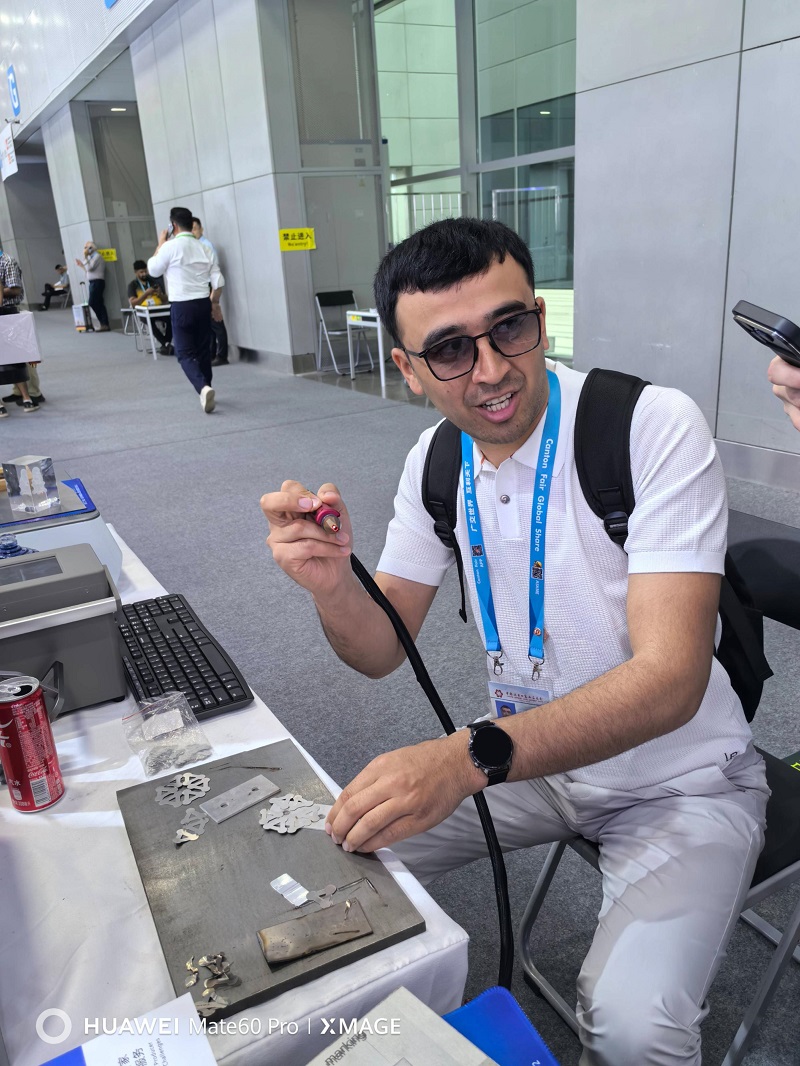 The 139th Canton Fair! Chuke Intelligent's Booth is a Huge Hit, Multiple Laser Equipment Products Attract Customers