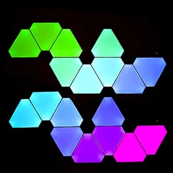 Wifi Control RGBW Ceiling LED Triangle Lights (9 Pcs/Set)