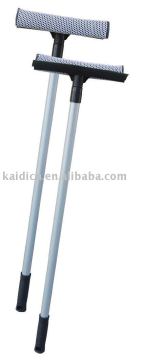 window wiper with aluminium retractable pole