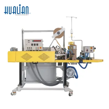 Continuous Heat Sealing Double Pinch Bag Sewing Machine for 25KG Polyethylene Fertilizer Bags