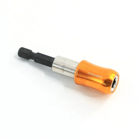 Quick Release Magnetic Drill Bit Holder with Hex Shank: Black Tool Bit Screwdriver