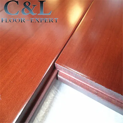 African Natural Color Waterproof Santos Mahogany Wood Flooring