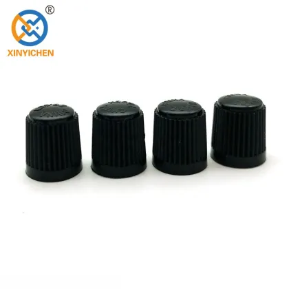Universal Black Plastic Tire Valve Stem Caps - Tire Valve Covers