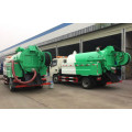 4-6CBM sewage unblocking high pressure sewer jetting truck