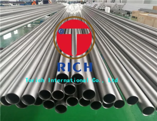 Titanium Tube Titanium Seamless Tube ASTM B338 Gr2 Titanium Tube for Heat Exchanger