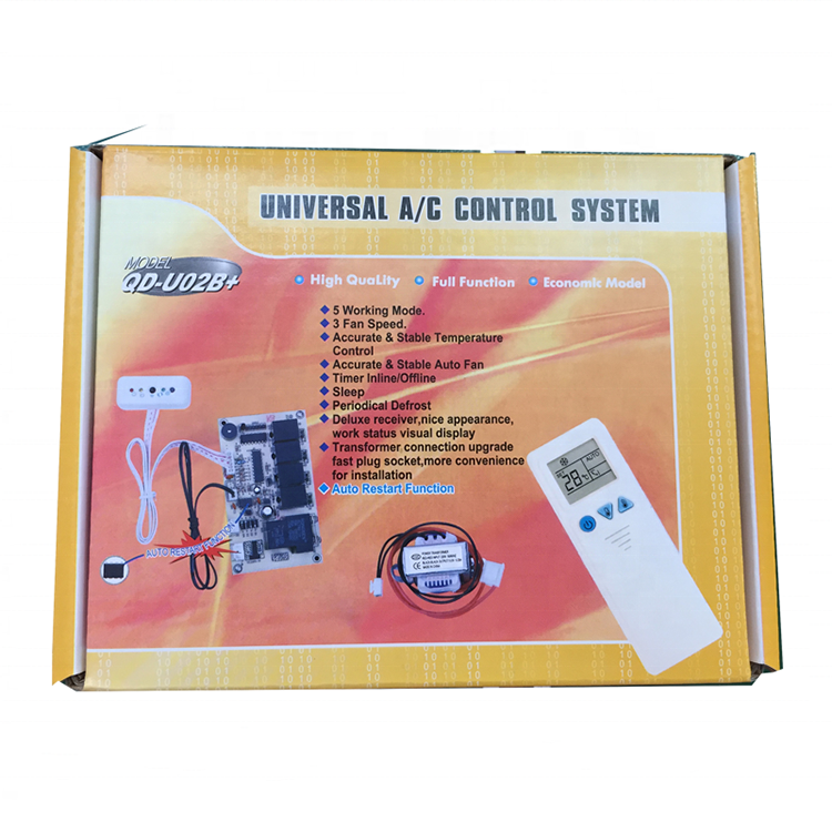 Sistema universal de controle CA com a placa de controle remoto A/C