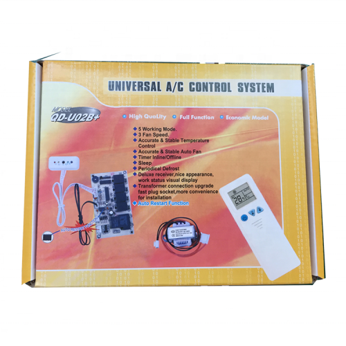 Sistema de control de CA universal con placa de control remoto A/C