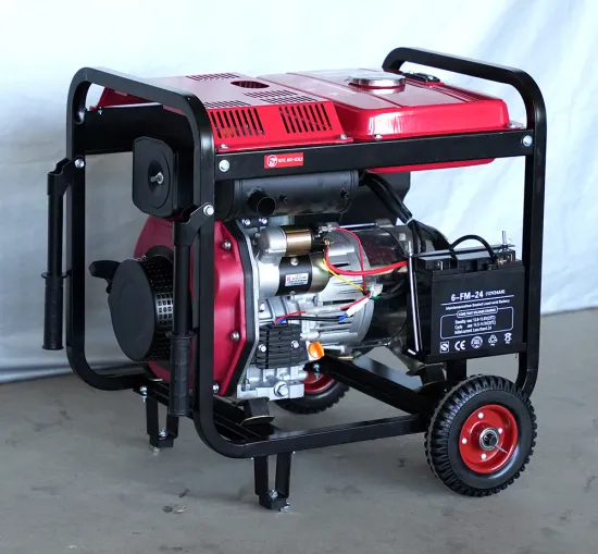 6kVA to 8kVA Single Phase NPC Open Type Diesel Generator with 5kW Electric Start and Single Cylinder Engine