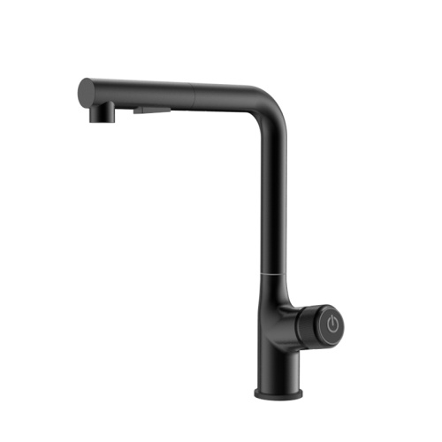 Elegent Grifo mezclador para lavabo de cocina negro