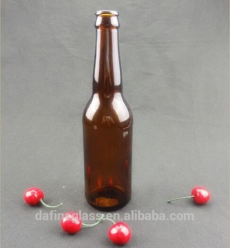 hot -sales high quality beer glass bottle wine glass bottle clear/green/amber with crown cap or swing top cap