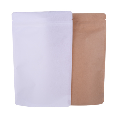 Paper Laminated Compostable Biodegradable Bag with Window and Zipper