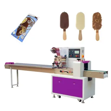 Pillow Type Horizontal Biscuit Packing Machine for Cookies and Chocolate Bars