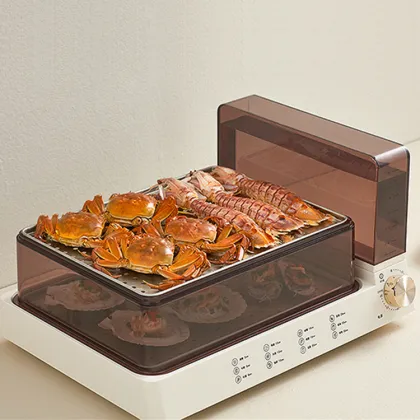 Electrical 2 Layer Multi-Purpose Electric Food Steamer for Kitchen Cookware