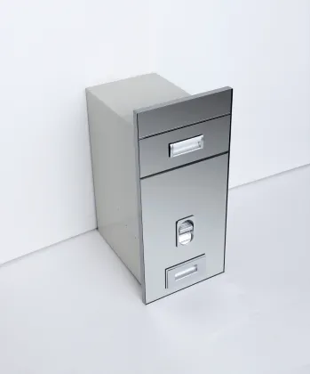 Stainless Steel Rice Cabinet - Healthy Kitchen Use Cabinet Style Rice Dispenser Box