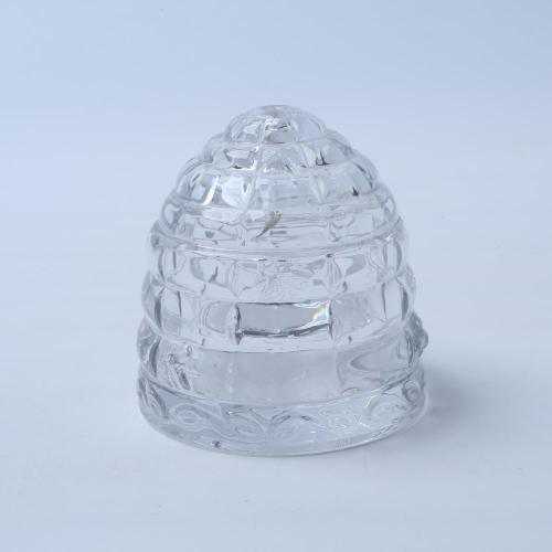 Unique Crystal Glass Honey Jar