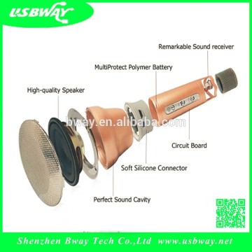 New Bluetooth Portable Stereo KTV Karaoke Wireless Handheld Microphone with favorable price