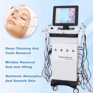 Red Light Hydra Oxygen Beauty Equipment: Hydro Facial Machine & Bubble Beauty Machine
