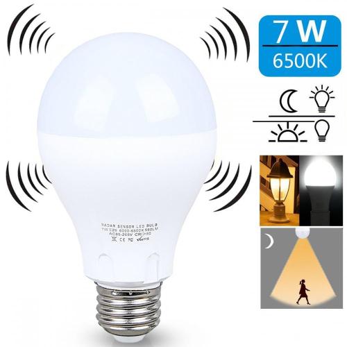 Bóng đèn LED E27 thông minh với cảm biến chuyển động