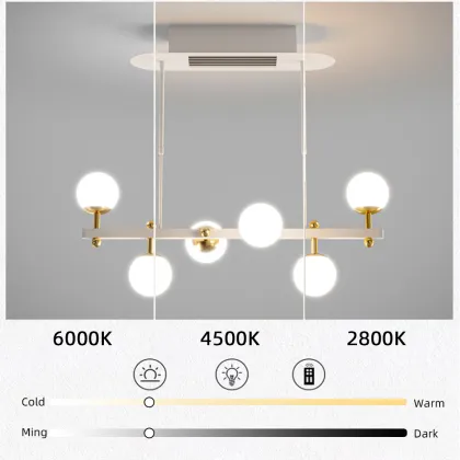 Copper Ceiling Fan with Lighting and Remote Control