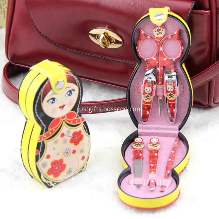 Promotional Nesting Dolls Manicure Sets