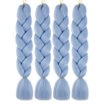Lowest price Ombre Braiding Hair Light blue ombre red Braiding hair Jumbo Braids Synthetic Hair Extensions