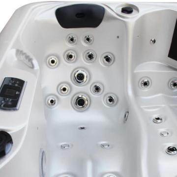 Acrylic Hot Tub Whirlpool Spa with 2 Lounger