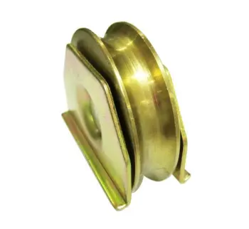 U-groove carbon Sliding Gate Wheel with double plates