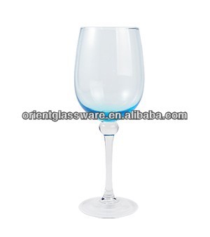 Aqua Blue 16 oz Wine Glass
