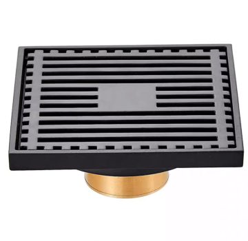 Brass Anti Clogging Odor Square Shower Floor Drain
