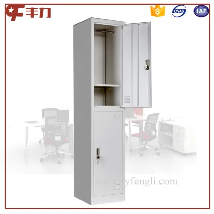 Custom made cold rolling steel 2 tiers master key locker