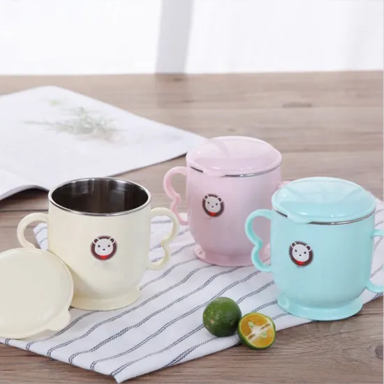 275ml Stainless Steel Spoutless Baby Learner Cup