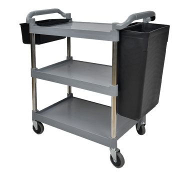 Carrello di servizio in plastica a tre strati
