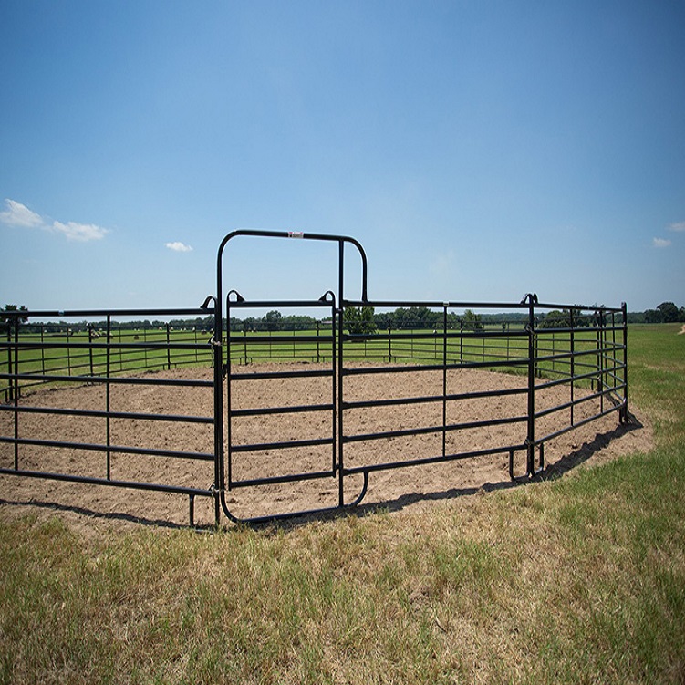 Eco Friendly Metal Frame Material horse fence panel