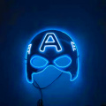 Máscara LED Capitão América Full Face