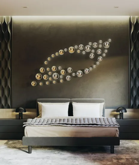 Custom design crystal luxury modern big project chandelier